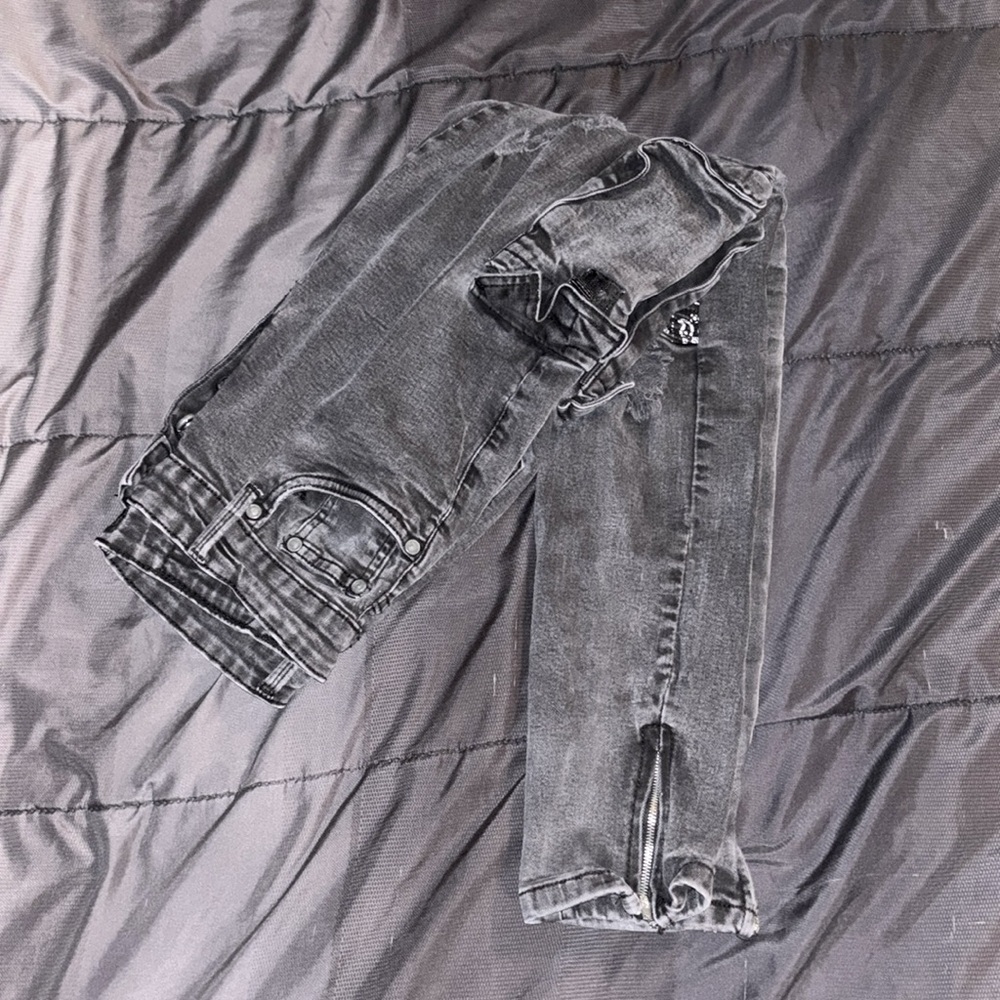 Men’s black distressed jeans from boohooMAN